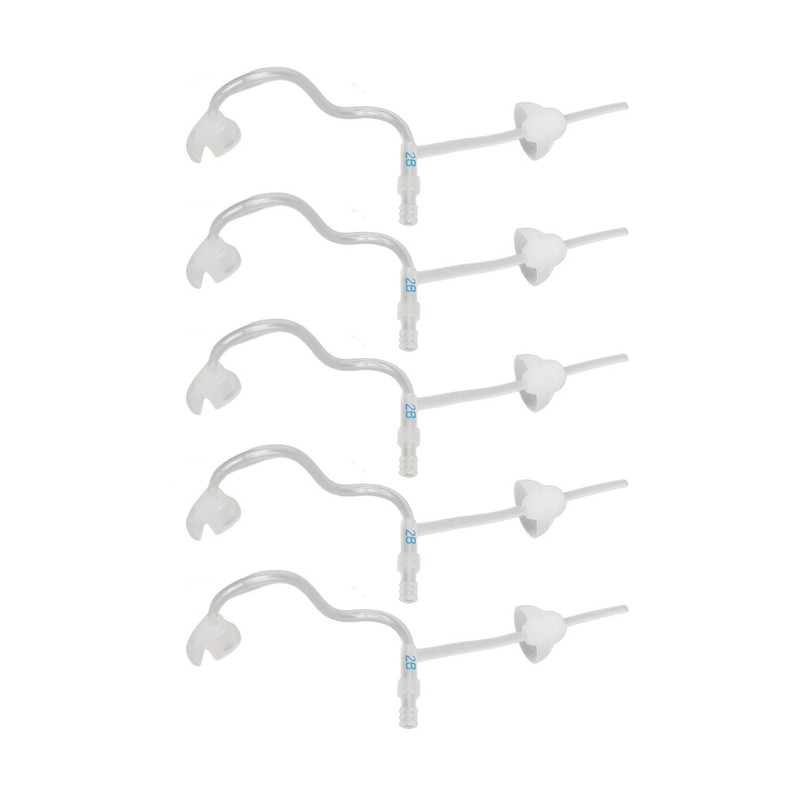 5pcs Sound Amplifier Tubes Single Layer Eartips Replacement Accessory Reduce