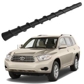 Antenna for Toyota Highlander (2001-2013), Toyota Celica (2000-2005), MR2 (2000-2005), Sienna (1998-2014), 7 Inch Spiral Flexible Car FM AM Antenna Replacement Accessories