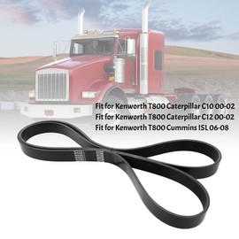 EMIHO Alternator Belt Fit for Kenworth Peterbilt Paccar MX13 Replace D84-1011-082053 8PK2053 1393280 810K8