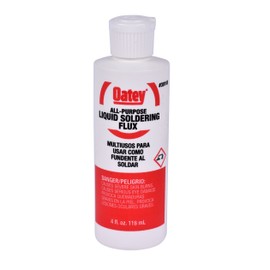 Oatey 30106 Soldering Liquid Flux, 4 Oz, No 11, 4-Ounce, Yellow