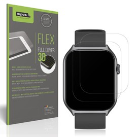 dipos FLEX 2x Schutzfolie matt passend für routee GTS7, Antireflex, 100% Displayabdeckung, Fingerprint Kompatibel, case-friendly, Full Cover Displayschutz Folie