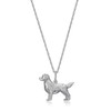 SCAMPER & CO Golden Retriever Pendant Necklace for Women -