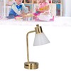1:12 Scale Dollhouse Table Lamp LED Micro Metal Dollhouse Miniature