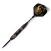 CUESOUL 24 gram Black Scorpion Steel Tip Darts Set with