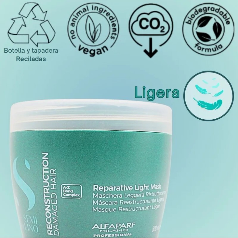 Mascara Alfaparf Recontrucion Reparative Ligth Cabellos Fino