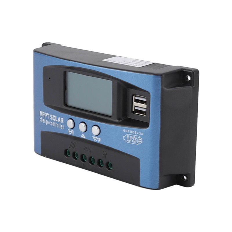 MPPT Charge Controller Solar Panel Intelligent Regulator with LCD Display