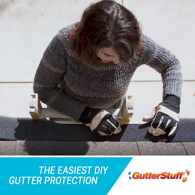 GutterStuff Original Gutter Guard - 4-Inch K Style Foam Gutter