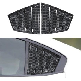DLOVEG Rear Side Window Louvers for 2015-2021 Subaru WRX STI Accesories