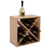 LJLB 24-Bottle Modular Wine Rack, Stackable Wine Storage Cube for