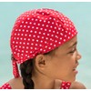 Playshoes Girl's UV Sun Protection Polka Dot Swim Headscarf Cap,