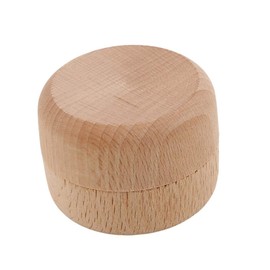 LZIYAN Mini Round Wooden Storage Boxes Ring Box DIY Craft Jewelry Trinket Box Container Gift Case