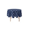Fabric Textile Products | Navy Freedom Stars Tablecloth | 4th