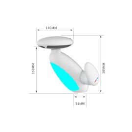 HEOUTY LED Bathroom Sink Faucet with Pull-Out Sprayer - 4 Modes (Waterfall Included) | 360° Rotating Spout, Single Hole Modern Washbasin Tap with LED Light