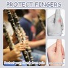 15 piece comfortable rubber clarinet thumb rest cushion protector, suitable