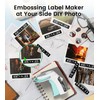 EazeID Embossing Label Maker Machine, Retro Embossed Label Maker, Portable