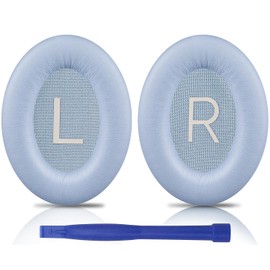 SOULWIT Ersatz Ohrpolster für Bose QuietComfort 45 (QC45)/QuietComfort SE (QC SE)/New Quiet Comfort Wireless Over-Ear Kopfhörern, Ersatzpolster mit weicherem Protein-Leder, Geräuschisolierendem Schaum