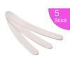 Professional Nail Files 100 180 Curved White Fine & Coarse