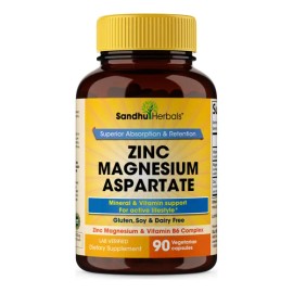 Sandhuherbals Zinc Magnesium Aspartato Cpsulas 90 Na                                                                                                  