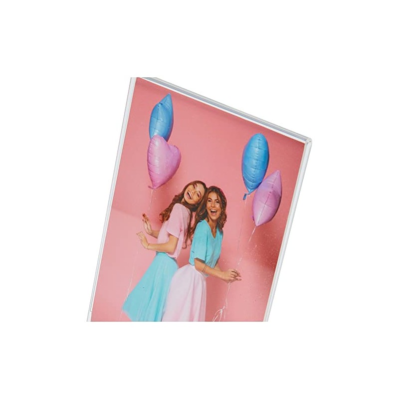 Hama 63163 | Acrylic Portrait Frame, Transparent | 9 x