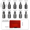 10 pcs Screw Extractor Set, BOSOIRSOU Broken Head Screw Hexagon