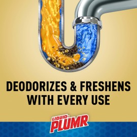 Liquid-Plumr Advanced Action Clog Destroyer Gel with PipeGuard, 32 Fluid Ounces Each, Pack of 2