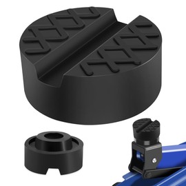 Car Jack Rubber Pad, TengKo Rubber Pad Trolley Jack for Trolley Jack and Lifting Platforms, Rubber Pad Axle Stand Protects Your Car and SUV from Scratches