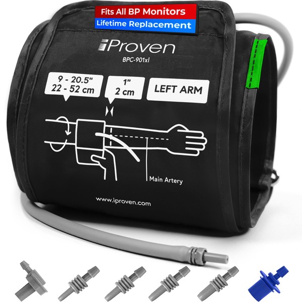 Extra Large Cuff Compatible with All Automatic Blood Pressure Monitors,