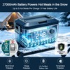 Cordless Electric Heated Lunch Box for Adults，360° Surround Heating Fast