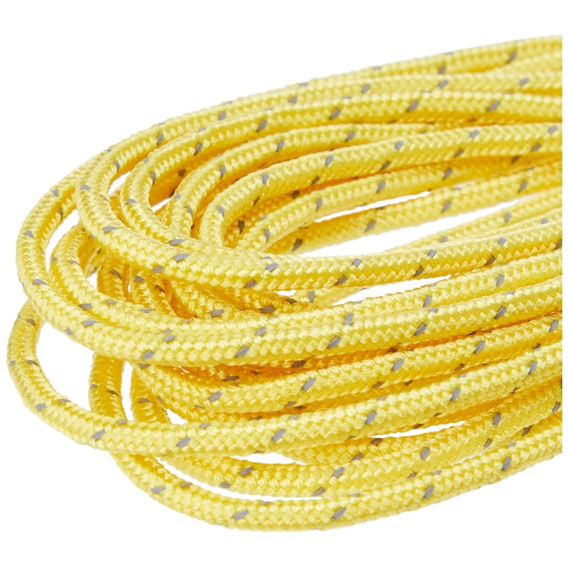 Yellow ReflectiveGuylines and Cordlocks/Cam - 2.3 M legnth