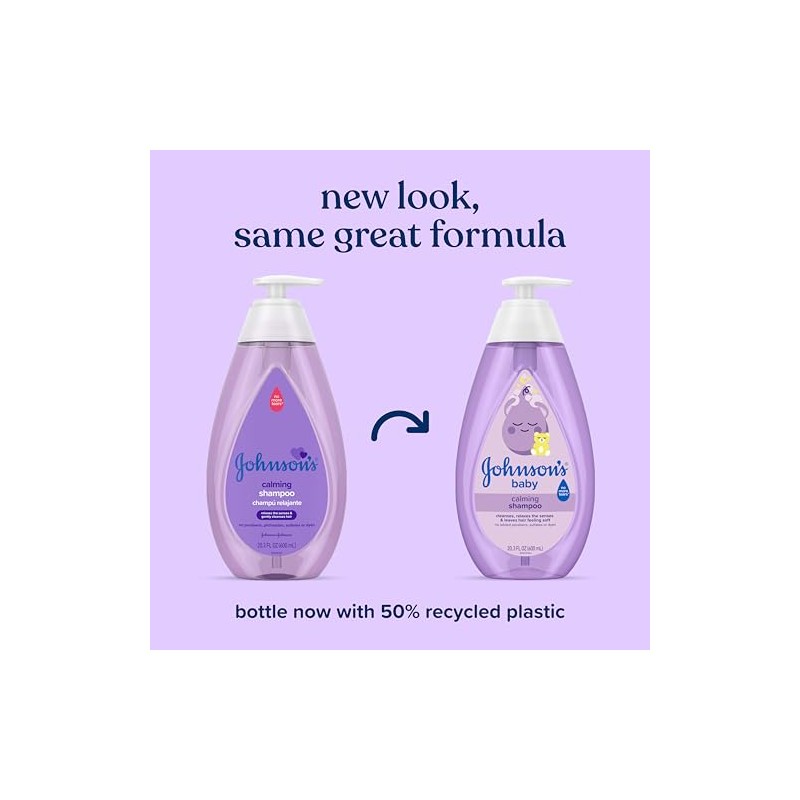 Johnson?s Calming Baby Shampoo with Soothing NaturalCalm Scent, 20.3 fl.