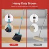 Tiumso Upgrade Broom and Dustpan Set, Broom with Dustpan Combo