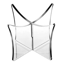 Football Display Stand,Acrylic Basketball Stand Rugby Ball Stand Clear Football Holder Sport Ball Display Case for Home School 12*12*6.4CM