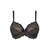 Chantelle Womens Rive Gauche Full Coverage Bra, Black, 40D US