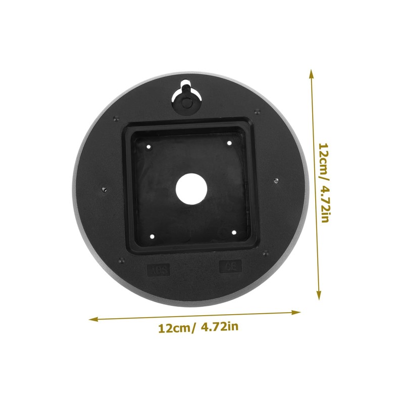 TEHAUX Clock Replacement Back Cover Plastic Accessory for DIY Wall
