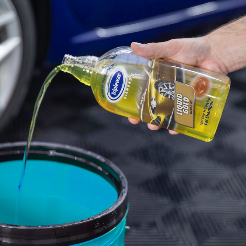 Triplewax Liquid Gold, Self Drying Car Shampoo, 17 fl oz