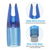 PATIKIL 8mm Archery Arrows Nocks, 60 Pcs Plastic Glue on