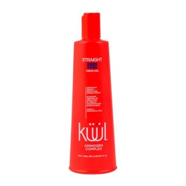 KÜÜL - Straight Me Cream Gel 300 ml, Alaciante Temporal, con Efecto Liso, Tratamiento Leave-In en Crema, Ayuda a Disminuir el Frizz, Se Deja Puesta, para Usar con Herramientas de Calor, Fijación Suave