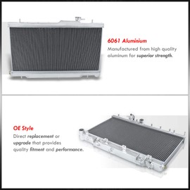 AJP Distributors For Wrx Impreza Automatic At Auto Turbo Engine Swap Aluminum Racing Dual Core Radiator 2002 2003 2004 2005 2006 2007 02 03 04 05 06 07