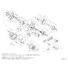 Genuine Parts 21 Oshiajigar 1500XG Spool Set (with Bearings) Part
