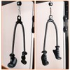 Ergonomic Tricep Rope Pulldown Attachment, Upgraded Triceps Rope Cable Attachments