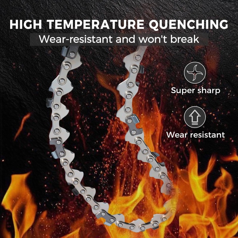 EXSHP 5 Inch Chainsaw Chain Low Kickback Chain Saw Chain