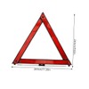 Ipetboom 5pcs Foldable Reflective Warning Triangles for Car Roadside Safety