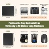Sliding Tray for Coffee Maker, 360° Rolling Tray Appliance Slider