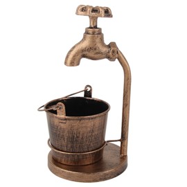 Iron Ashtray Vintage Hand‑Made Craft Faucet‑Shaped Ash Tray Bar Props Ornament Smoking Tools