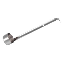 Metal Soup Ladle, Wine Ladles with Long Handles Stainless Steel Wine Measuring Spoon Canning Ladle Oil Soup Spoon for Stirring Liquid(50ML)