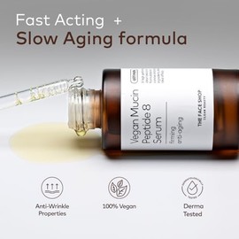 The Face Shop Alltimate - Sérum de Mucina Vegana con 8 Péptidos - Serum hidratante y reparador para un efecto glow intenso - K-beauty coreano original