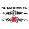 EROSPA® Tattoo Sheet Sticker Temporary Flower Roses Triabal