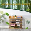 latifolia Bamboo Shoe Rack, 5-Tier Shoe Rack Organizer for Entryway