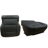 Tokinng Driver Side Bottom Leather Seat Cover Replacement for 2015-2019