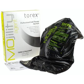 Torex Cold Pack Black Oversize 12.5 x 18.5 inches, Durable and Reusable